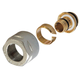 Адаптор за многослойна тръба 3/4" - 16x2 (непресов) 0