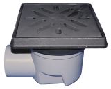 HL605.1 Perfekt подов сифон,странично оттичане с рамка от чугун ф110 0