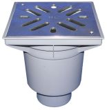 Кликни за увеличение HL606S/5 Подов сифон Perfekt ф160 с решетка от неръждавейка 0