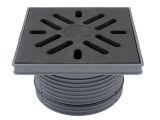 HL621 Наставка d195мм,с рамка от пасмаса240x240,решетка от чугун 226x226 0