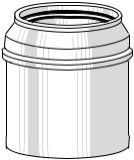 PP Редукция, къса ф110/90 0