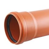 PVC Тръба трислойна с муфа SN4  D200x4,9    L=4m 0