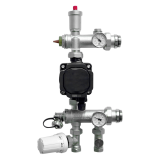 Смесителна група с вентили и термостатична глава 0