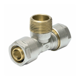 Тройник с външна резба 16x2-1/2"-16x2 (непресов) 0